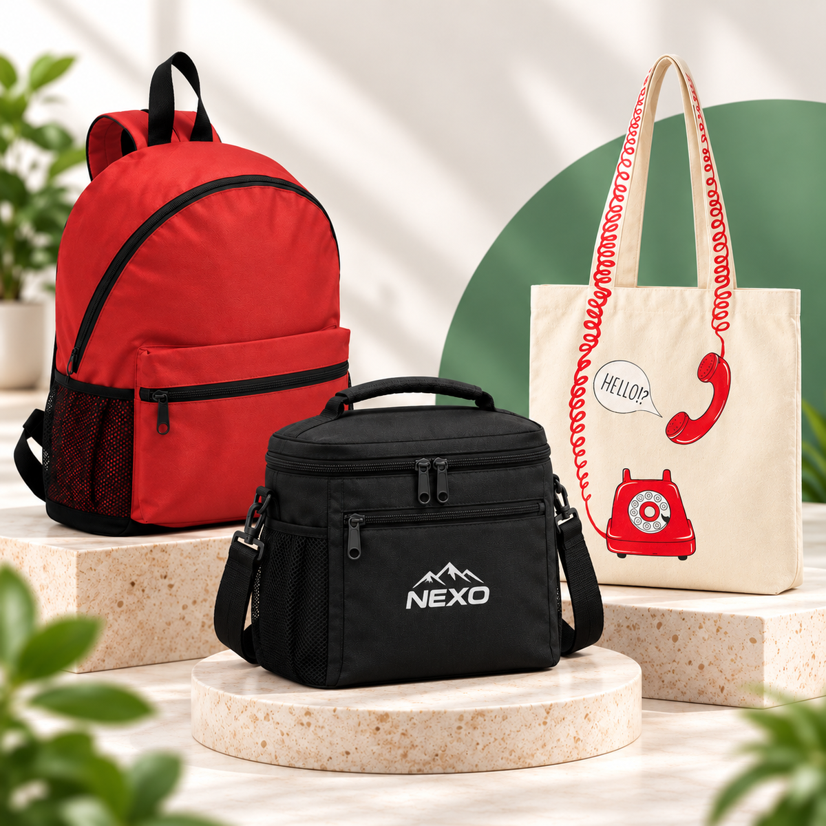 Mochilas loncheras y bolsos