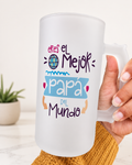 Tarros Esmerilados "Mejor Papá" | Venta por Docena